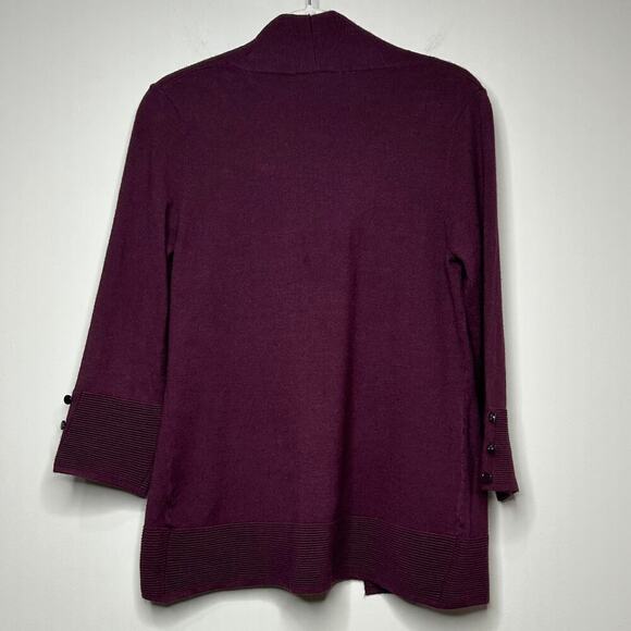 NWT Evolution Open Cardigan Sweater Size S 3/4 Sleeves Stitch Fix - Picture 7 of 10